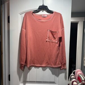 Boutique Waffle Knit Sweater